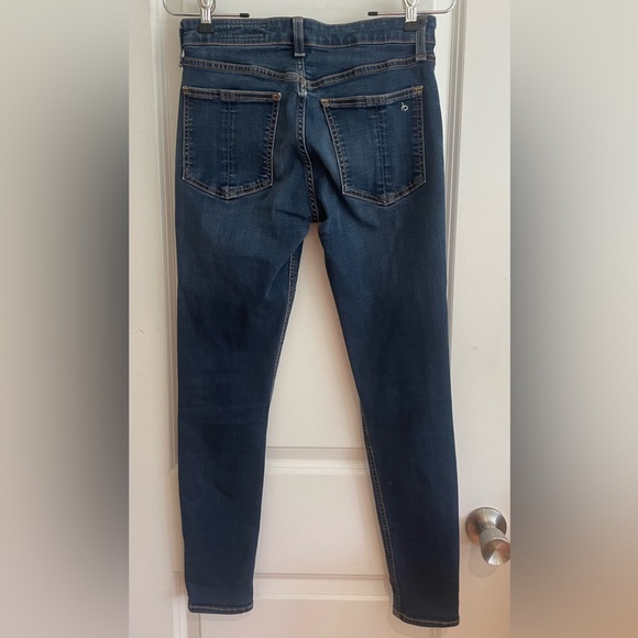 Rag & Bone Cate Mid-Rise Ankle Skinny Jeans. - Picture 3 of 5